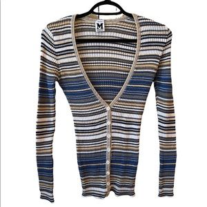Beautiful striped Missoni cardigan. Tight fit in EUC, size 38